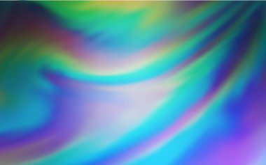 Açık mavi, yeşil vektör bulanık desen. Görüntü tarzında tamamen yeni bir renkli çizim. İş tasarımınız için yeni biçim.