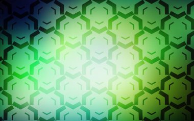 Açık mavi, çizgili yeşil vektör düzeni. Basit bir şekilde parlak renkli bir illüstrasyon. İşiniz için yepyeni bir tasarım..