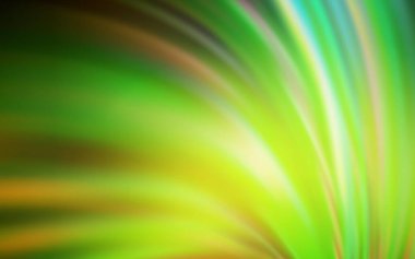 Koyu yeşil, sarı vektör parlak dokuyu bulanıklaştırdı. Yaratıcı illüstrasyon, yarım tonlu ve eğimli. Web siteniz için bulanık tasarım.