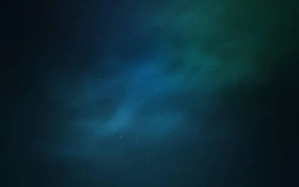 Azul Claro Fondo Vectorial Verde Con Estrellas Astronómicas Diseño Decorativo — Vector de stock