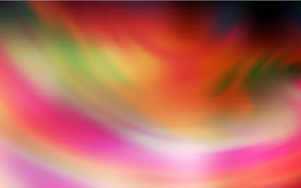 Lichtrood Geel Vector Wazig Glans Abstract Sjabloon Kleurrijke Abstracte Illustratie — Stockvector
