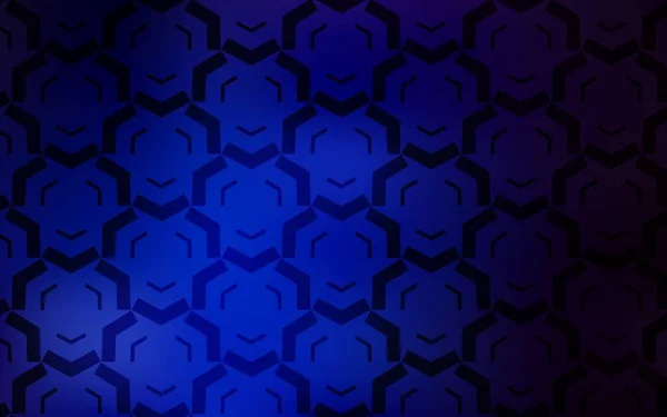 Dark Blue Vector Background Curved Lines Elegant Bright Illustration Gradient — Stock Vector