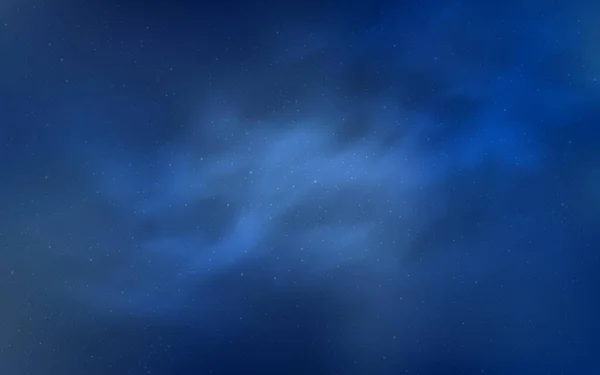 Светло Голубой Векторный Фон Астрономическими Звездами Сияющая Цветная Иллюстрация Яркими — стоковый вектор