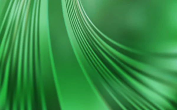 Světle Zelená Vektorová Šablona Křivými Čarami Obehnaná Abstraktní Ilustrace Přechodem — Stockový vektor