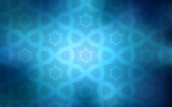 Light Blue Векторний Шаблон Зорями Неба Блискуча Абстрактна Ілюстрація Кольоровими — стоковий вектор