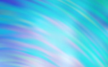 Eğri çizgileri olan hafif BLUE vektör dokusu. Soyut ve gradyan renkte renkli çizimler. Reklamlarınız, posterleriniz, afişleriniz için yepyeni bir tasarım..