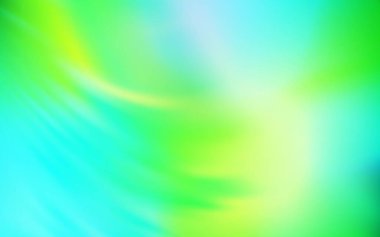 Açık mavi, yeşil vektör bulanık ve renkli desen. Parlak renkli bir illüstrasyon. Tasarımlar için arka plan.