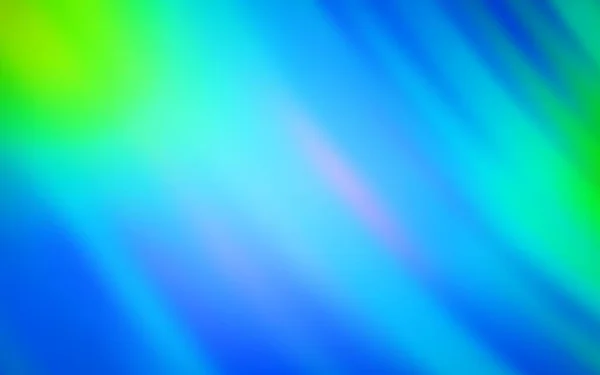 Hellblaue Grüne Vektortextur Mit Farbigen Linien Linien Auf Verschwommenem Abstrakten — Stockvektor