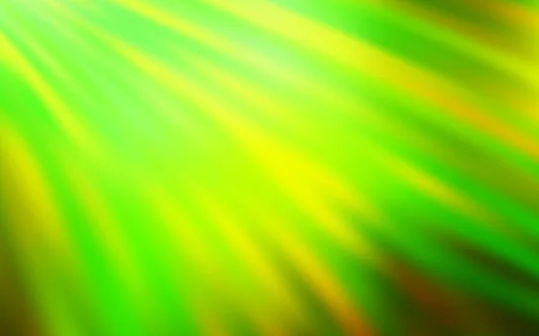 Verde Claro Layout Vetorial Amarelo Com Linhas Planas Ilustração Brilhante — Vetor de Stock
