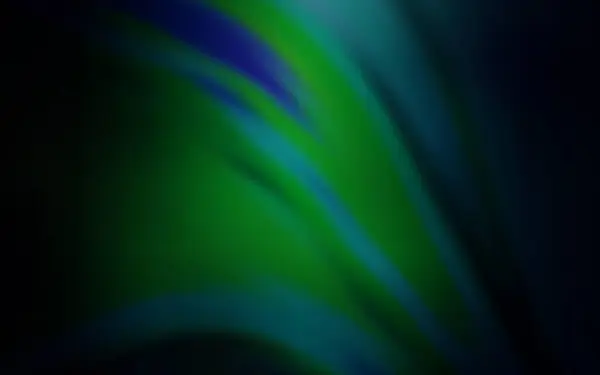 Fondo Abstracto Brillante Del Vector Verde Oscuro Ilustración Abstracta Colorida — Vector de stock