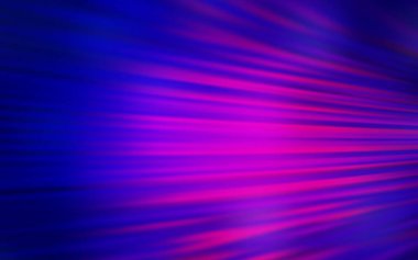 Açık Pembe, düz çizgileri olan mavi vektör düzeni. Bulanık dekoratif tasarım basit bir şekilde çizgilerle. Reklam, kitapçıklar, broşürler için desen.