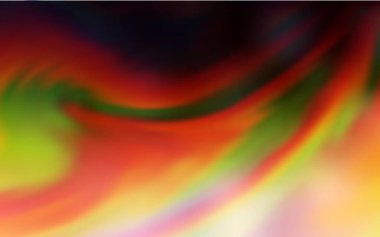 Koyu turuncu vektör parlak şablonu bulanıklaştırdı. Gradyan ile modern soyut çizim. Web siteniz için bulanık tasarım.