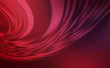 Kırmızı çizgili koyu kırmızı vektör düzeni. Kavisli çizgilerden oluşan parlak bir illüstrasyon. İşiniz için en renkli tasarım..