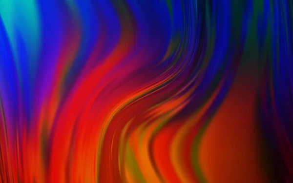 Hellblauer Roter Vektor Verschwommener Hintergrund Bunte Abstrakte Illustration Mit Farbverlauf — Stockvektor