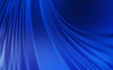 Eğri çizgileri olan koyu mavi vektör dokusu. Kavisli çizgilerden oluşan parlak bir illüstrasyon. İşiniz için en renkli tasarım..