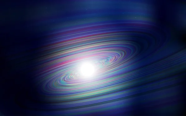 暗蓝色的矢量背景与星系的恒星 现代抽象的说明与大北斗七星 未来主义广告的模式 小册子 — 图库矢量图片