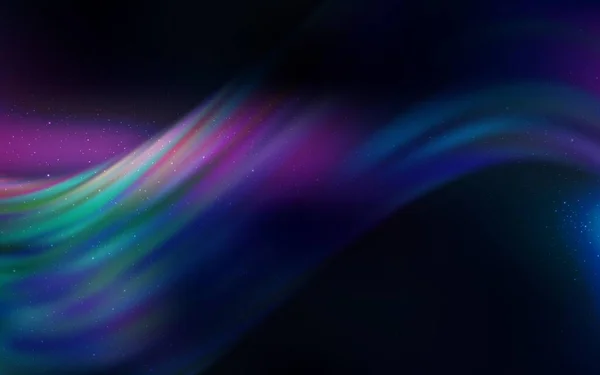 Rose Foncé Motif Vectoriel Bleu Avec Étoiles Ciel Nocturne Design — Image vectorielle