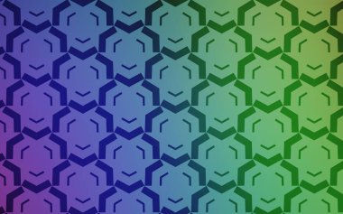 Bükülmüş çizgileri olan ışık çok renkli vektör arkaplanı. Eğilimli soyut bir çizim. İşiniz için en renkli tasarım..