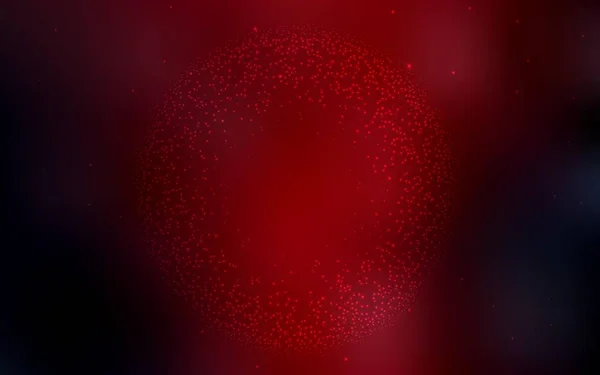 Galaksi Yıldızlı Koyu Kırmızı Vektör Arka Planı Renkli Kozmik Yıldızlı — Stok Vektör