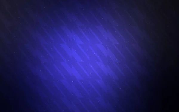 Patrón Vectorial Azul Oscuro Con Líneas Afiladas Ilustración Abstracta Brillante — Vector de stock