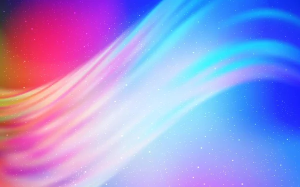 Светлый Многоцветный Векторный Фон Астрономическими Звездами Современная Абстрактная Иллюстрация Звездами — стоковый вектор