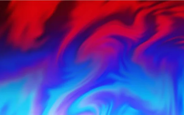 Bleu Clair Rouge Vecteur Flou Briller Fond Abstrait Illustration Colorée — Image vectorielle