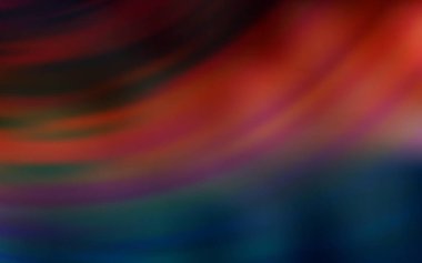 Lacivert, kıvrık çizgileri olan kırmızı vektör dokusu. Kavisli çizgilerden oluşan parlak bir illüstrasyon. Tasarımınız için tamamen yeni bir şablon.