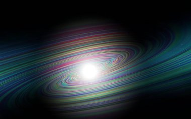 Gece gökyüzü yıldızlı koyu mavi vektör deseni. Soyut şablonda gökyüzü yıldızlarıyla parlayan illüstrasyon. Fütürist reklamlar ve kitapçıklar için şablon.