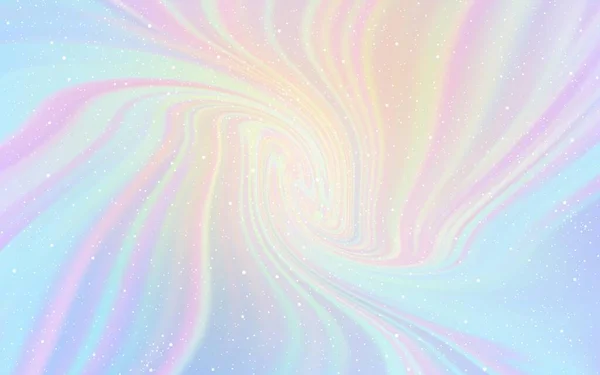 Světle Fialový Vektorový Vzor Hvězdami Noční Oblohy Zářící Ilustrace Hvězdami — Stockový vektor