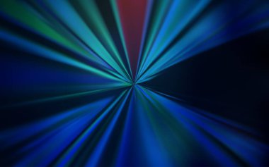 Koyu mavi vektör bulanık ve renkli desen. Görüntü stili ve gradyanı olan yeni renkli çizimler. Çalışmalarınız için akıllı tasarım.