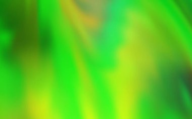 Açık yeşil vektör parlak dokuyu bulanıklaştırdı. Gradyan ile modern soyut çizim. Marka kitabınız için yeni biçim tasarımı.