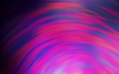 Koyu mor, eğri çizgileri olan pembe vektör arkaplan. Soyut ve gradyan renkte renkli çizimler. Reklamlarınız, posterleriniz, afişleriniz için yepyeni bir tasarım..