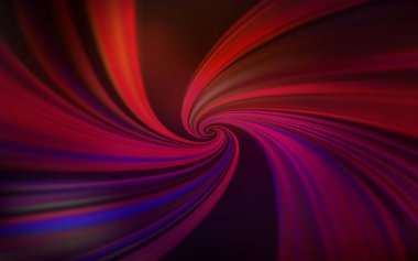 Bükülmüş çizgileri olan koyu kırmızı vektör düzeni. Basit bir şekilde parlak renkli bir illüstrasyon. İşiniz için yepyeni bir tasarım..