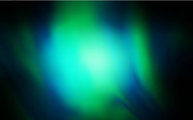 Koyu yeşil vektör parlak deseni bulanıklaştırdı. Renkli soyut çizimler ve gradyan. İşiniz için en iyi bulanık tasarım..