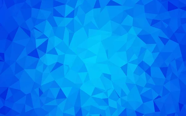 Светло Синий Вектор Сияющий Треугольный Фон Красочная Абстрактная Иллюстрация Треугольниками — стоковый вектор