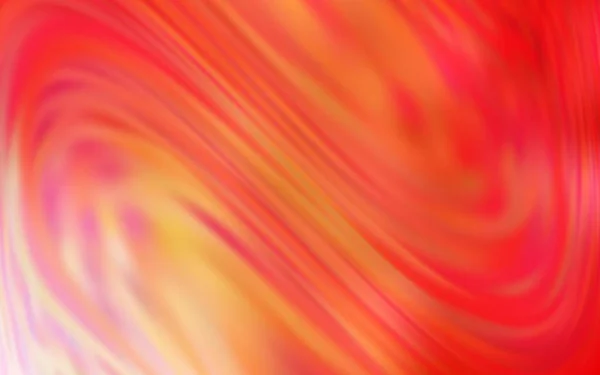 Ljusröd Gul Vektor Suddigt Mönster Färgglad Abstrakt Illustration Med Lutning — Stock vektor