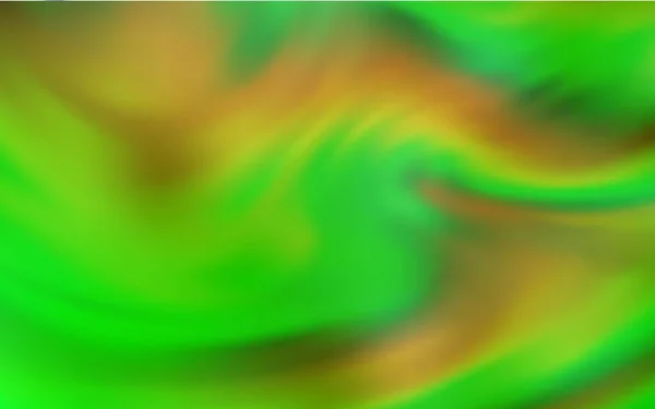 Verde Chiaro Vettore Giallo Offuscata Modello Luminoso Illustrazione Astratta Moderna — Vettoriale Stock