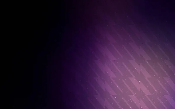 Темно Фиолетовый Векторный Фон Резкими Полосами Сияющая Цветная Иллюстрация Острыми — стоковый вектор