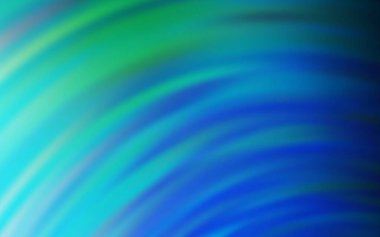 Açık mavi, yeşil vektör arkaplanı ve çizgi çizgileri. Eğilimli zarif, parlak bir çizim. İş tasarımınız için soyut biçim.