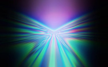 Koyu pembe, çizgili mavi vektör şablonu. Alnında çizgiler olan soyut bir çizim. İşiniz için yepyeni bir tasarım..