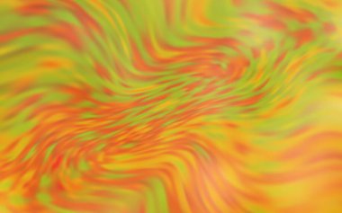 Açık Turuncu vektör parlak şablonu bulanıklaştırdı. Gradyan tasarımlı, soyut, ışıltılı çizimler. Marka kitabı için zarif bir arkaplan.