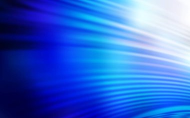 Eğri çizgileri olan hafif BLUE vektör arkaplanı. Eğilimli zarif, parlak bir çizim. Web siteniz için soyut tasarım.