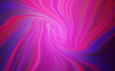 Astronomik yıldızlı açık pembe vektör arkaplanı. Renkli kozmik yıldızlı soyut çizimler. Reklamınız, posteriniz, afişiniz için en iyi tasarım.