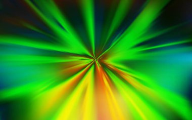 Açık yeşil, sarı vektör parlak dokuyu bulanıklaştırdı. Gradyan tasarımlı, soyut, ışıltılı çizimler. Tasarımının yeni yolu.