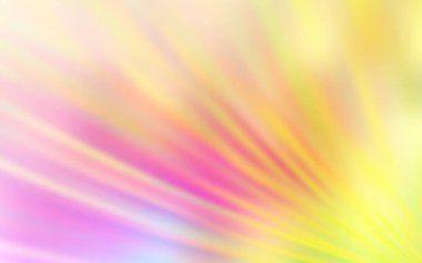 Açık Pembe, tekrarlanan çubuklu sarı vektör şablonu. Çizgilerle modern geometrik soyut çizim. Güzel geçmişiniz için şablon.