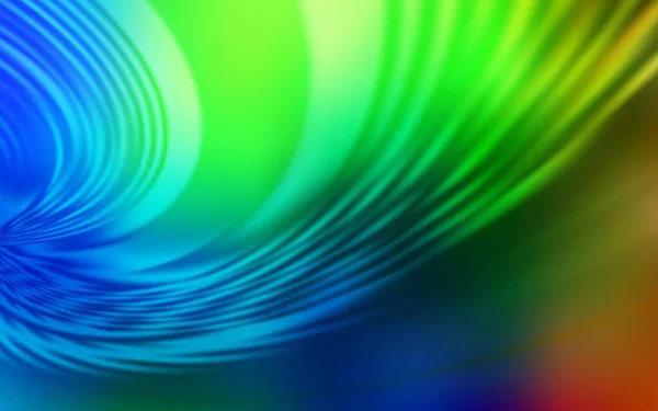 Fond Vectoriel Multicolore Foncé Avec Lignes Courbées Échantillon Aux Lignes — Image vectorielle