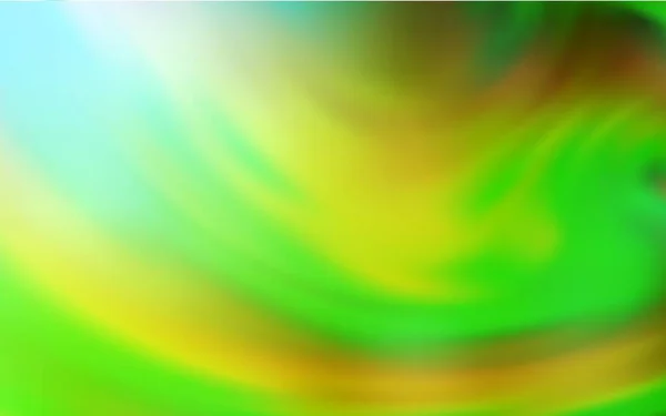 Verde Claro Vetor Amarelo Fundo Abstrato Brilhante Ilustração Colorida Estilo — Vetor de Stock