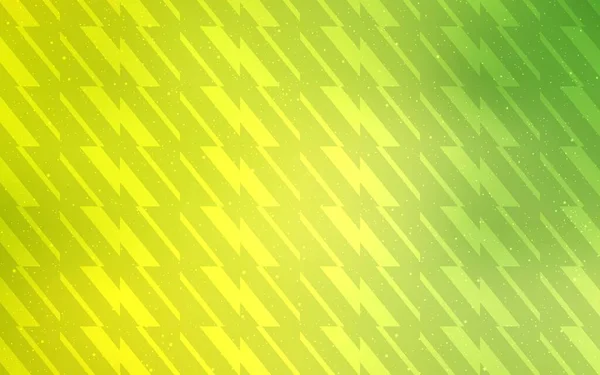 Светло Зеленый Желтый Векторный Фон Резкими Полосами Линии Размытом Абстрактном — стоковый вектор