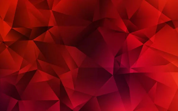 Темно Червоний Векторний Градієнтний Візерунок Трикутників Повністю Нова Кольорова Ілюстрація — стоковий вектор