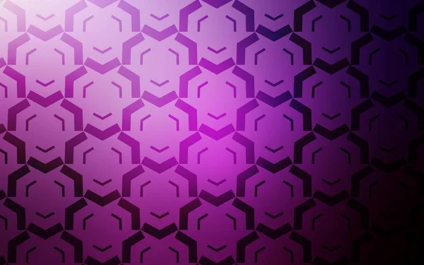 Modèle Vectoriel Rose Foncé Avec Lignes Courbes Illustration Colorée Dans — Image vectorielle